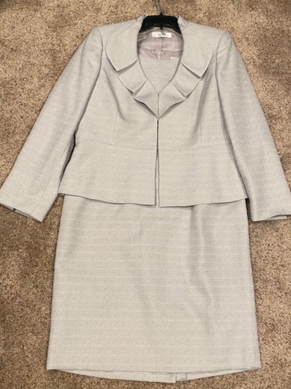 Le Suit Petite Tank Dress/Jacket Set